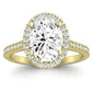 Mallow Oval Diamond Engagement Ring (Lab Grown Igi Cert) yellowgold