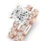 Marigold Diamond Matching Band Only (does Not Include Engagement Ring) For Ring With Cushion Center rosegold