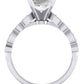 Marigold Emerald Diamond Engagement Ring (Lab Grown Igi Cert) whitegold
