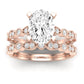 Marigold Diamond Matching Band Only (does Not Include Engagement Ring) For Ring With Oval Center rosegold