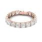 Delta Princess Cut Diamond Bracelet (clarity Enhanced) rosegold