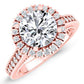 Mawar Round Diamond Engagement Ring (Lab Grown Igi Cert) rosegold