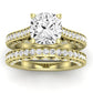 Nala Diamond Matching Band Only (does Not Include Engagement Ring) For Ring With Cushion Center yellowgold