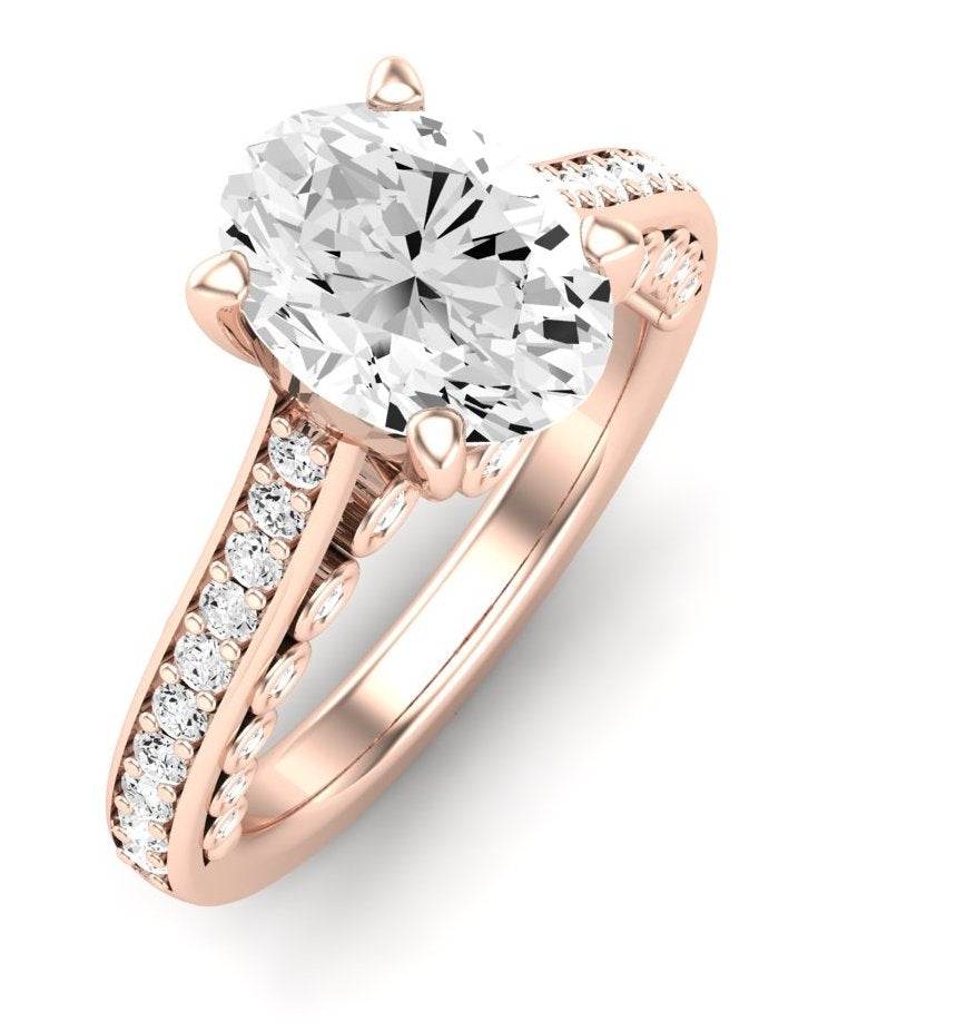 Nala Oval Diamond Engagement Ring (Lab Grown Igi Cert) rosegold