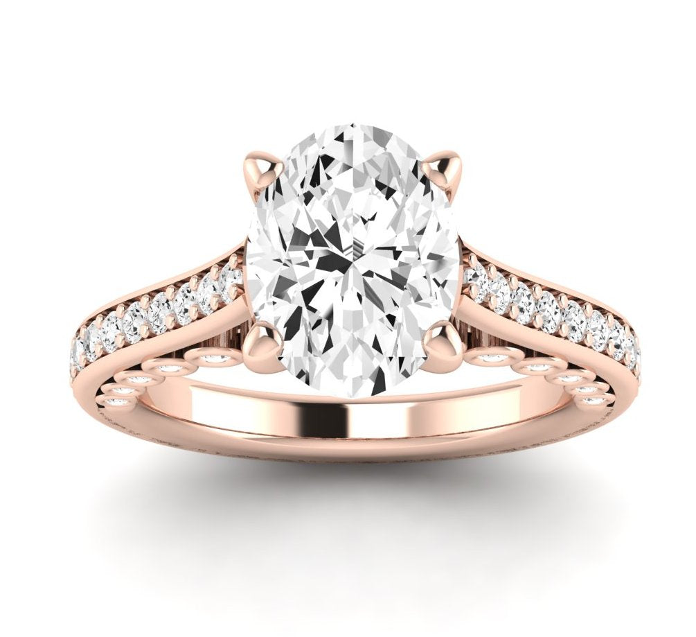 Nala Oval Diamond Engagement Ring (Lab Grown Igi Cert) rosegold