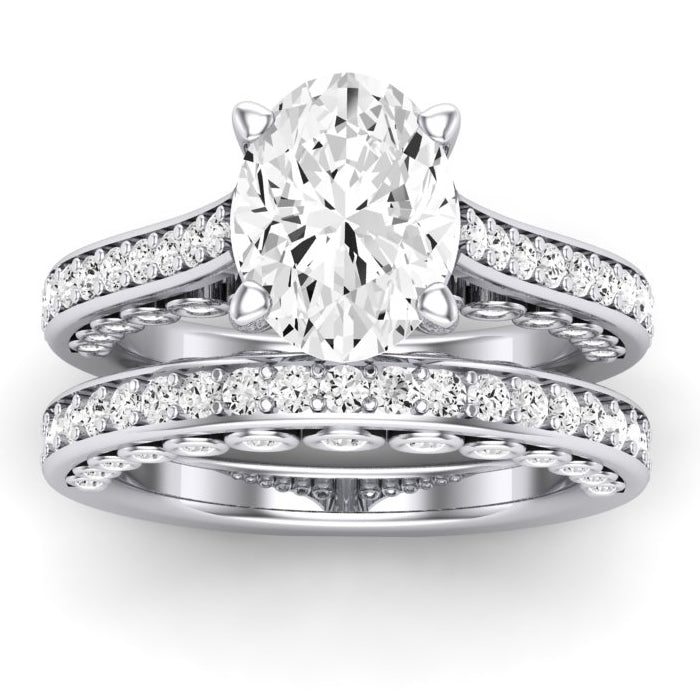 Nala Oval Diamond Bridal Set (Lab Grown Igi Cert) whitegold