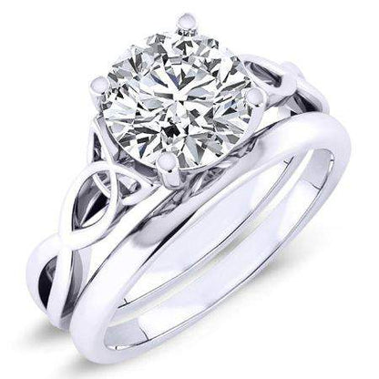 Nolina Matching Band Only ( Engagement Ring Not Included) For Ring With Round Center whitegold