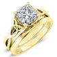 Nolina Matching Band Only ( Engagement Ring Not Included) For Ring With Princess Center yellowgold