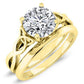 Nolina Matching Band Only ( Engagement Ring Not Included) For Ring With Round Center yellowgold