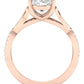 Pavonia Oval Diamond Engagement Ring (Lab Grown Igi Cert) rosegold