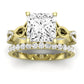 Pavonia Diamond Matching Band Only (does Not Include Engagement Ring)  For Ring With Princess Center yellowgold