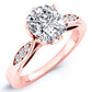 Pieris Cushion Moissanite Engagement Ring rosegold