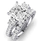 Primrose Diamond Matching Band Only ( Engagement Ring Not Included) For Ring With Princess Center whitegold