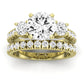 Primrose Diamond Matching Band Only ( Engagement Ring Not Included) For Ring With Round Center yellowgold
