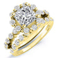 Privet Moissanite Matching Band Only (engagement Ring Not Included) For Ring With Princess Center yellowgold