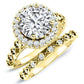 Rosanna Moissanite Matching Band Only (engagement Ring Not Included) For Ring With Round Center yellowgold