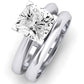 Senna Diamond Matching Band Only (does Not Include Engagement Ring) For Ring With Cushion Center whitegold