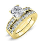 Eliza Diamond Matching Band Only (engagement Ring Not Included) For Ring With Cushion Center yellowgold