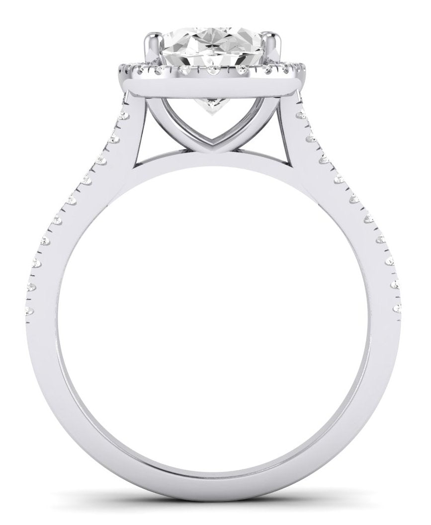 Silene Oval Diamond Engagement Ring (Lab Grown Igi Cert) whitegold