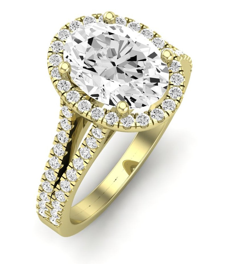 Silene Oval Diamond Engagement Ring (Lab Grown Igi Cert) yellowgold