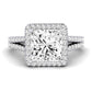Silene Princess Diamond Engagement Ring (Lab Grown Igi Cert) whitegold