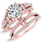 Sireli Diamond Matching Band Only (engagement Ring Not Included) For Ring With Round Center rosegold