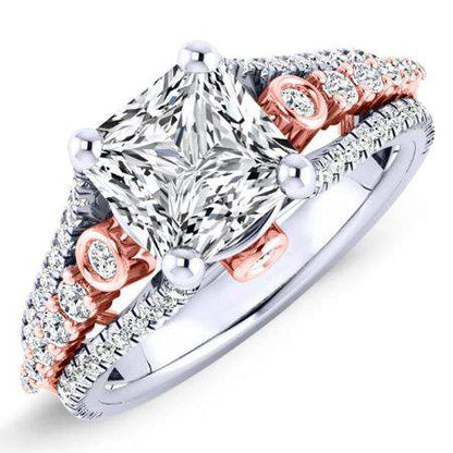 Sireli Princess Diamond Engagement Ring (Lab Grown Igi Cert) whitegold