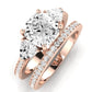Snowdonia Diamond Matching Band Only (engagement Ring Not Included) For Ring With Cushion Center rosegold