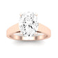 Snowdrop Oval Diamond Engagement Ring (Lab Grown Igi Cert) rosegold