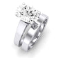 Snowdrop Diamond Matching Band Only (engagement Ring Not Included) For Ring With Oval Center whitegold