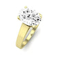 Snowdrop Oval Diamond Engagement Ring (Lab Grown Igi Cert) yellowgold