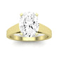 Snowdrop Oval Moissanite Engagement Ring yellowgold