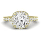 Sweetpea Cushion Diamond Engagement Ring (Lab Grown Igi Cert) yellowgold