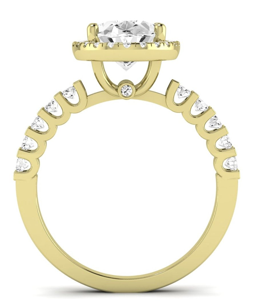 Sweetpea Oval Diamond Engagement Ring (Lab Grown Igi Cert) yellowgold