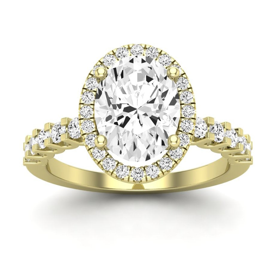 Sweetpea Oval Diamond Engagement Ring (Lab Grown Igi Cert) yellowgold