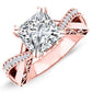 Tansy Princess Diamond Engagement Ring (Lab Grown Igi Cert) rosegold