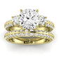 Thistle Diamond Matching Band Only (does Not Include Engagement Ring) For Ring With Cushion Center yellowgold