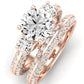 Thistle Diamond Matching Band Only (does Not Include Engagement Ring) For Ring With Round Center rosegold
