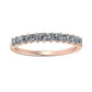 Tiana Asscher Trendy Diamond Wedding Ring rosegold