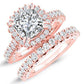 Varda Diamond Matching Band Only (engagement Ring Not Included) For Ring With Princess Center rosegold