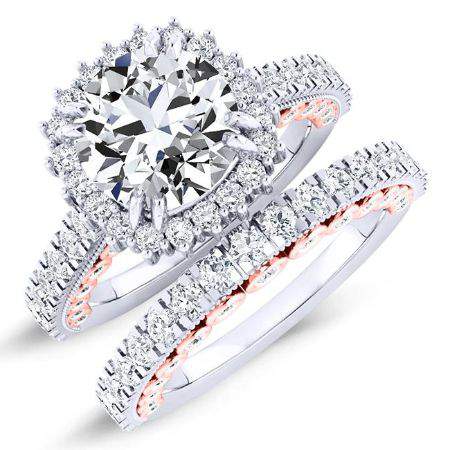Varda Diamond Matching Band Only (engagement Ring Not Included) For Ring With Round Center whitegold