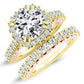 Varda Diamond Matching Band Only (engagement Ring Not Included) For Ring With Round Center yellowgold