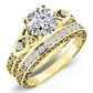 Venus Diamond Matching Band Only (engagement Ring Not Included) For Ring With Round Center yellowgold