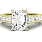 Yarrow Emerald Diamond Engagement Ring (Lab Grown Igi Cert) yellowgold
